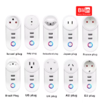 Smart WiFi Smart Socket with 2USB Port for Worldwide Standard