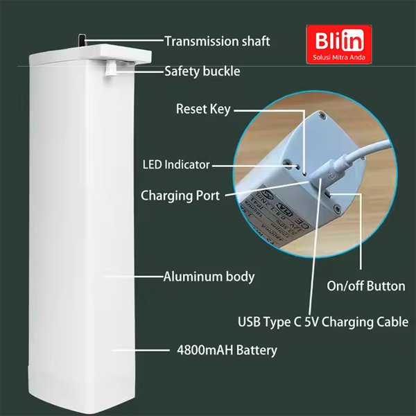ZigBee Battery Powered Curtain Motor