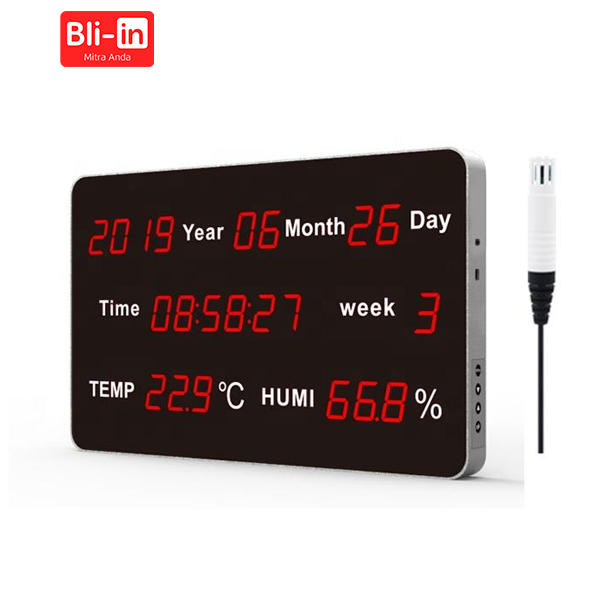 LED Temperature and Humidity Display Board