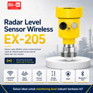 Radar Level Sensor Wireless EX-205