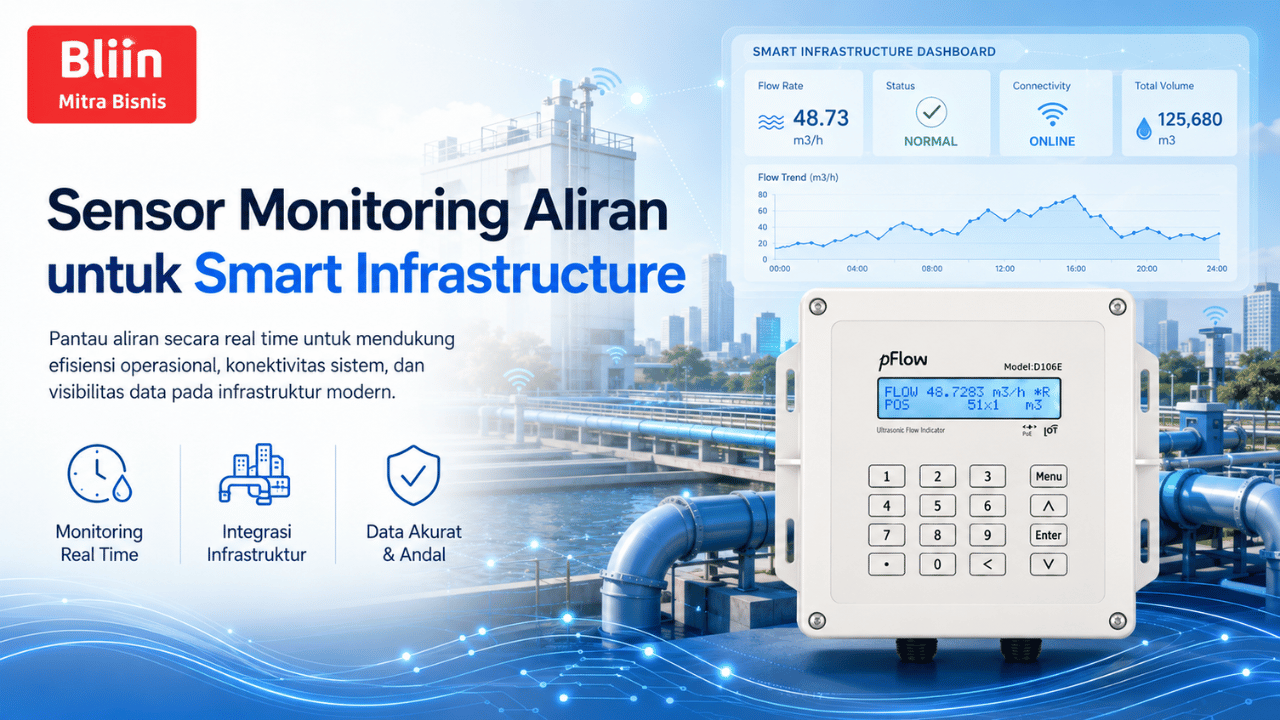 Advanced Infrastructure Sensor Sensor Monitoring Aliran untuk Smart Infrastructure