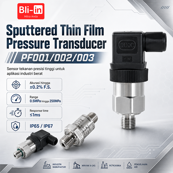 Sputtered Thin Film Pressure Transducer