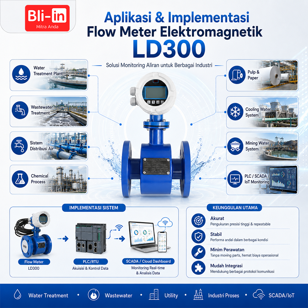 Flow Meter Elektromagnetik LD300 - Image 8