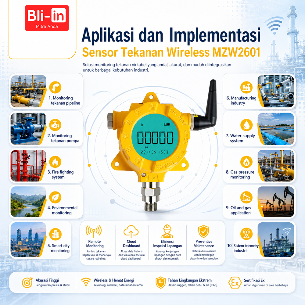 Sensor Tekanan Wireless MZW2601 - Image 5