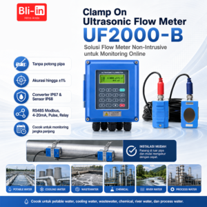 Clamp On Ultrasonic Flow Meter UF2000-B