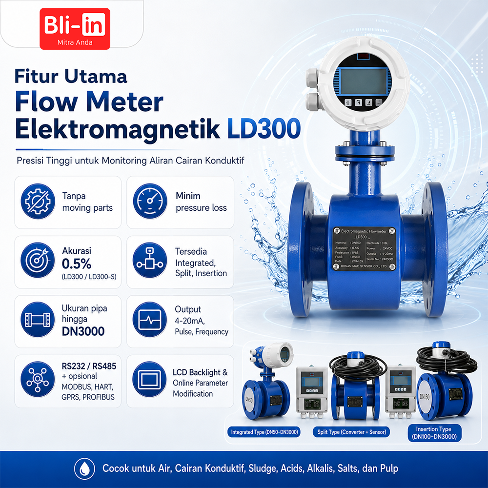 Flow Meter Elektromagnetik LD300 - Image 7
