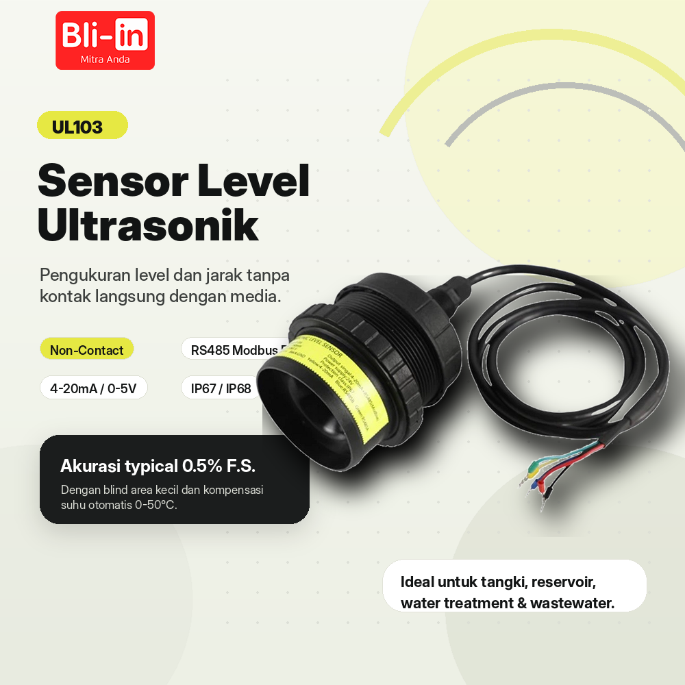 Sensor Level Ultrasonik UL103