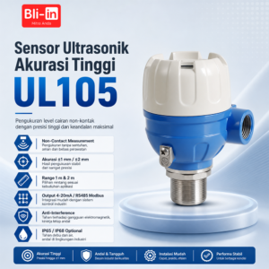 Sensor Ultrasonik Akurasi Tinggi UL105