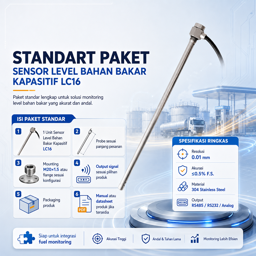 Sensor Level Bahan Bakar Kapasitif LC16 - Image 6
