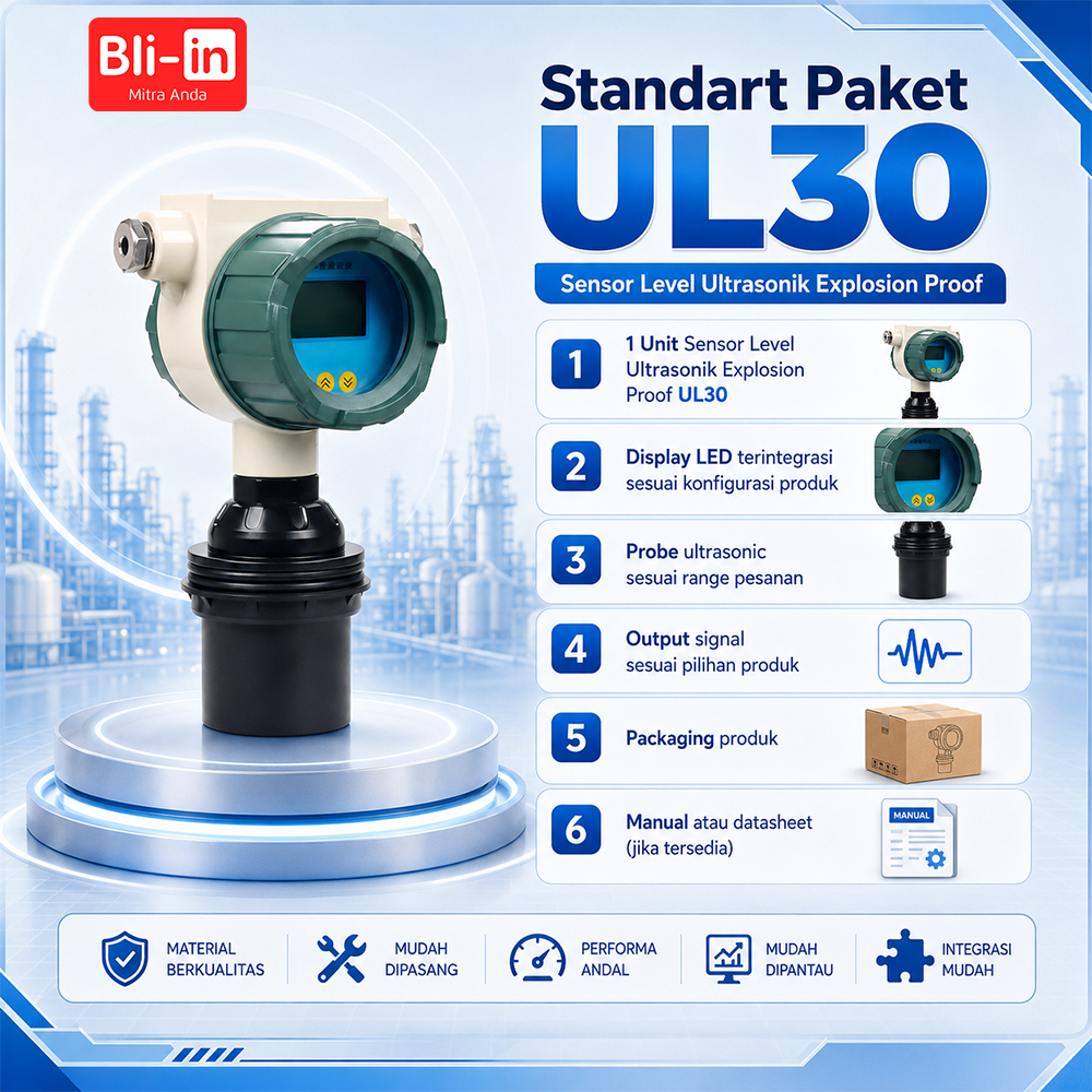 Sensor Level Ultrasonik Explosion Proof UL30 - Image 6