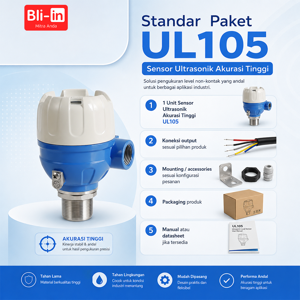 Sensor Ultrasonik Akurasi Tinggi UL105 - Image 3