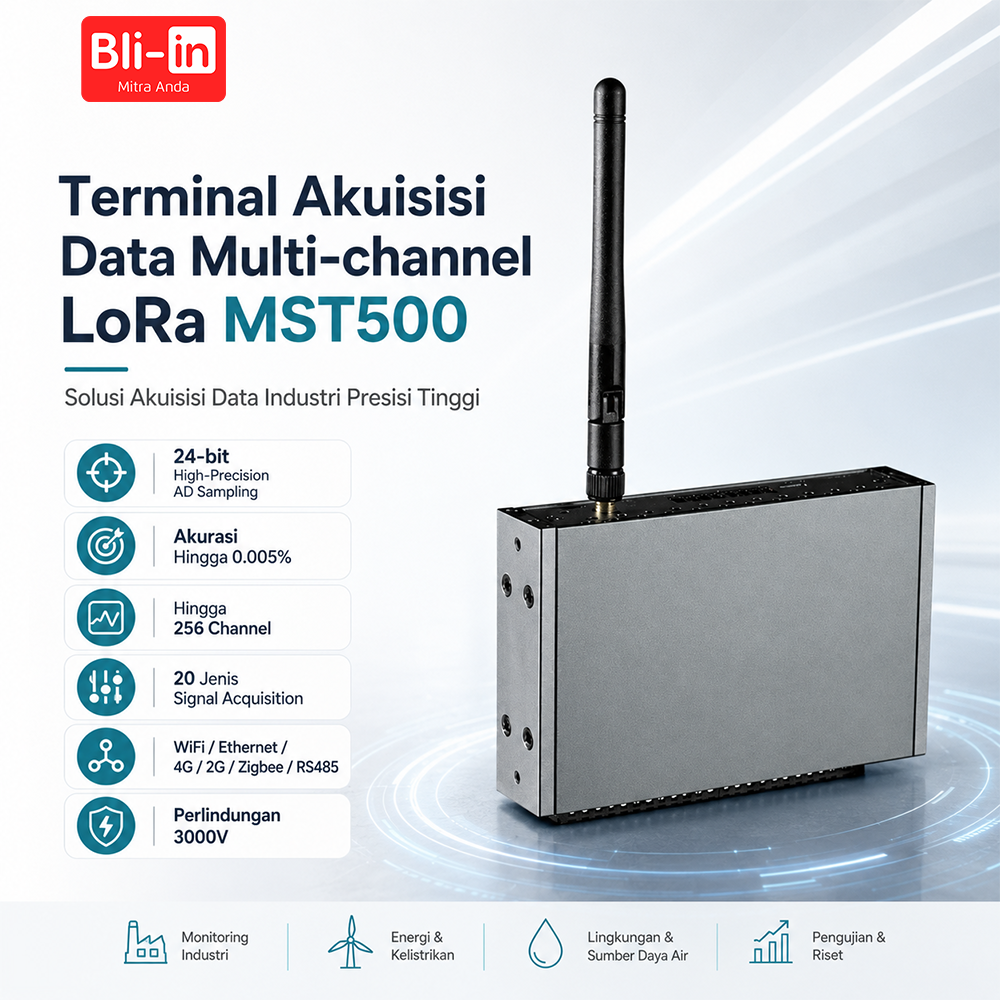Terminal Akuisisi Data Multi-channel LoRa MST500
