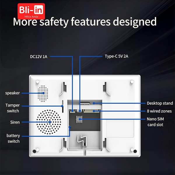 Smart WiFi 4G GSM Home Alarm System Kit