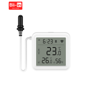 Tuya Smart WiFi Temperature Humidity Sensor with Wired Probe PST-T08